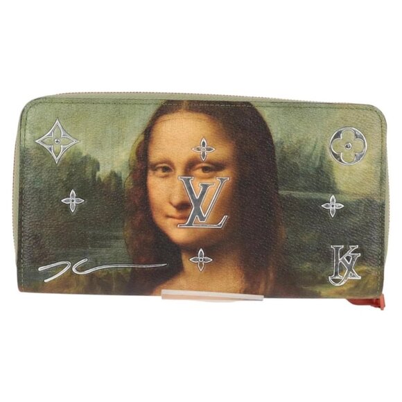 LOUIS VUITTON Masters Collection Da Vinci Zippy Wallet Green M64606 Auth 1 - Picture 2 of 16